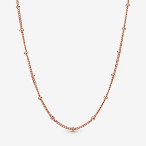 Pandora Beaded Halsketten Rosa | ZMCKIFN-84