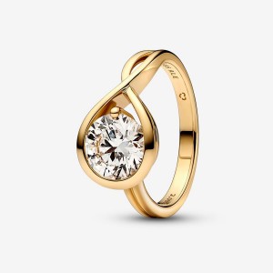 Pandora Brilliance 2.00 ct tw Lab-Created Diamond Gold | KYTFGIX-46