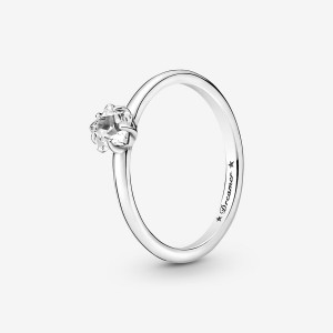 Pandora Celestial Sparkling Star Solitaire Solitär Silber | QLADCTM-50