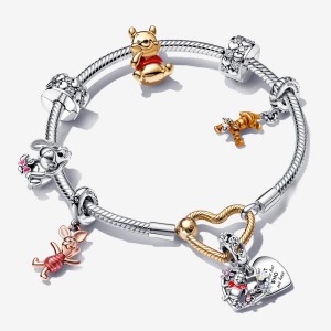 Pandora Charm Holders Two-tone | HOQFKCJ-81