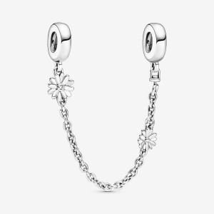 Pandora Daisy Flower Sicherheits Safety Chains Silber | MYOCDVR-38