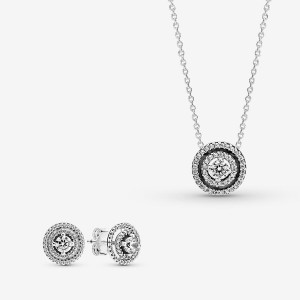 Pandora Halsketten- Und Ohrring-sets Silber | ARVYODK-14