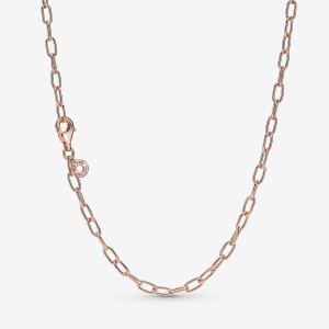 Pandora Link Halsketten Rosa Gold | URGTIMK-40