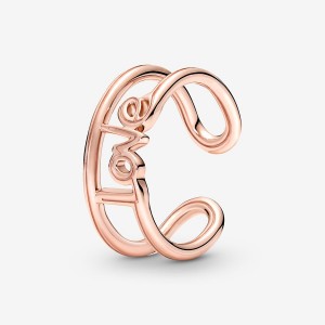 Pandora ME Love Open Aussage Rosa Gold | WIA-615394