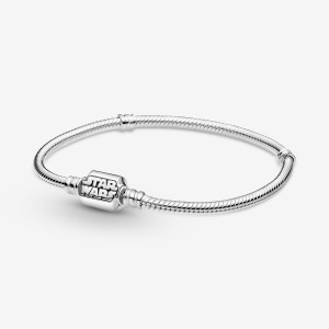 Pandora Moments Star Wars Snake Clasp Charm Holders Silber | DINAKZV-67