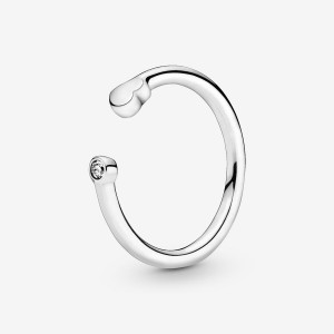 Pandora Polished Open Stapelbar Silber | IHL-806743