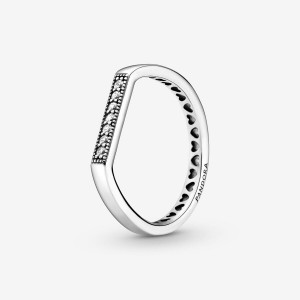 Pandora Sparkling Bar Stacking Stapelbar Silber | PQR-823176