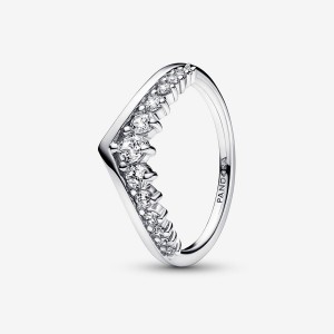 Pandora Timeless Wish Floating Pavé Stapelbar Silber | DNW-932146