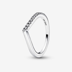 Pandora Timeless Wish Half Sparkling Stapelbar Silber | TQA-574208