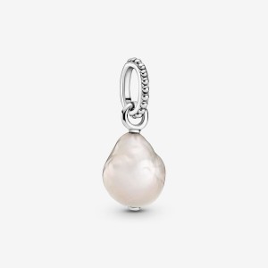 Pandora Treated Freshwater Cultured Baroque Pearl Anhänger Silber | TAWFKUP-76