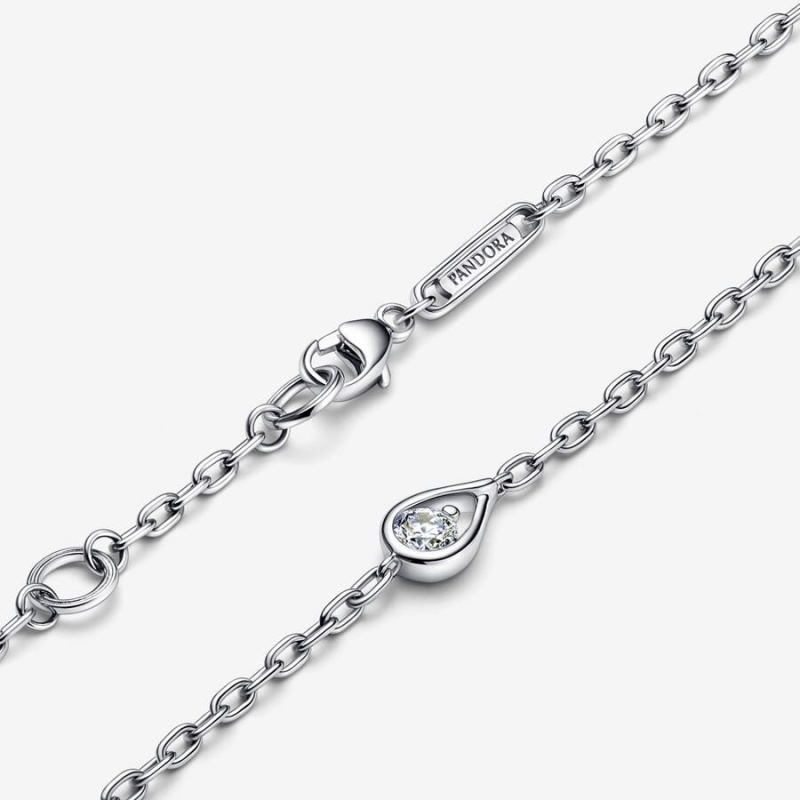 Pandora Brilliance 0.15 ct tw Armbänder Silber | QYPTRCI-70