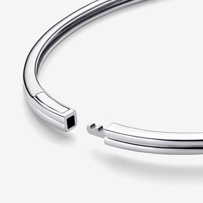 Pandora Brilliance 0.15 ct tw Bangle Armbänder Silber | TCNAVRJ-76