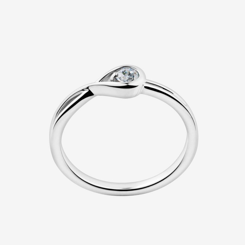 Pandora Brilliance 0.15 ct tw Lab-Created Diamond Silber | VUQPCOH-62