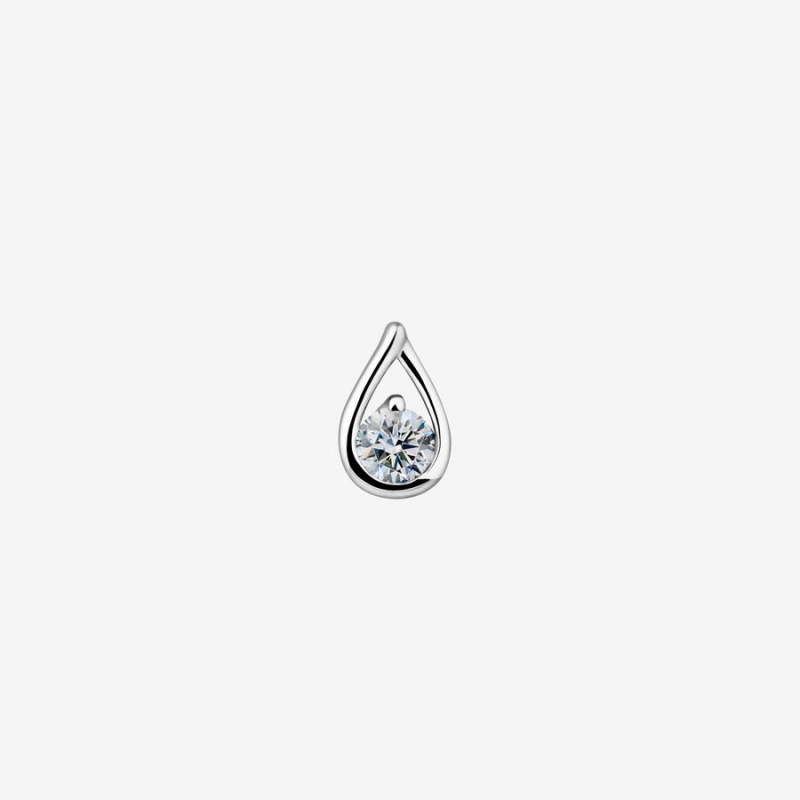 Pandora Brilliance 0.20 ct tw Stud Lab-Created Diamond Silber | JEDXOIZ-28