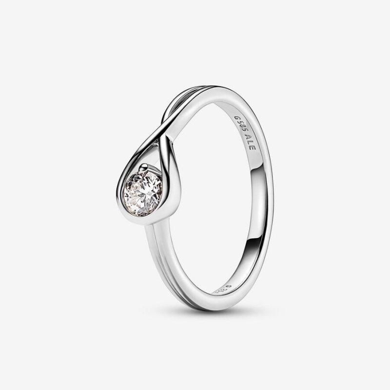 Pandora Brilliance 0.25 ct tw Lab-Created Diamond Silber | JSOYCVX-30