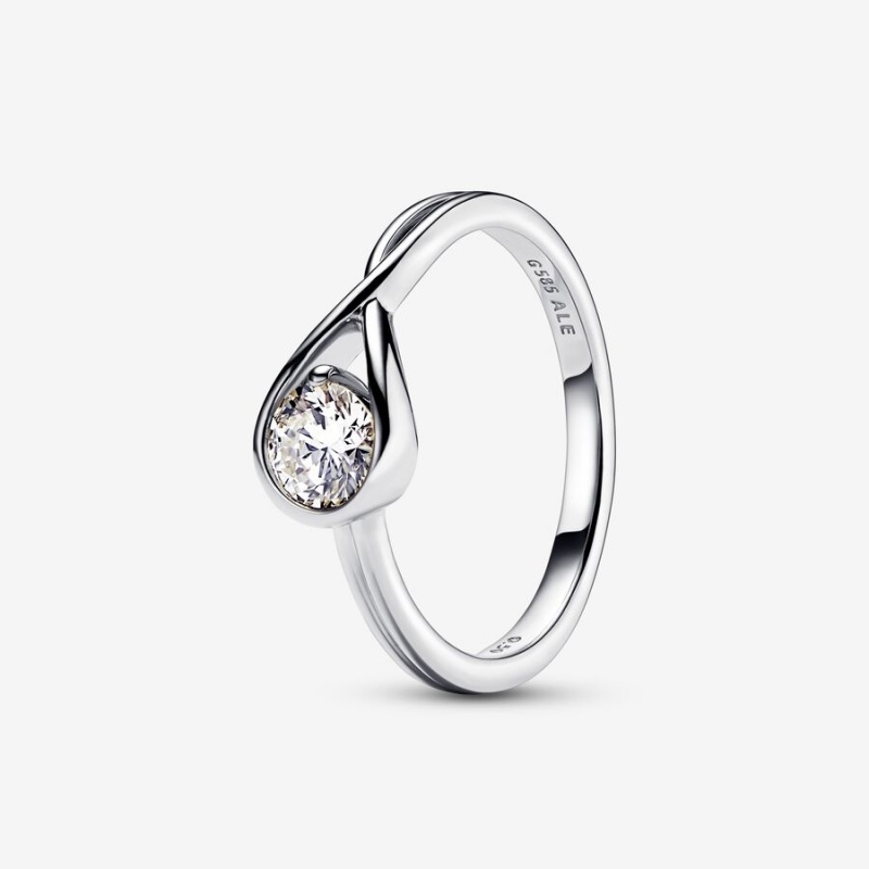 Pandora Brilliance 0.50 ct tw Lab-Created Diamond Silber | VGCSDMU-24