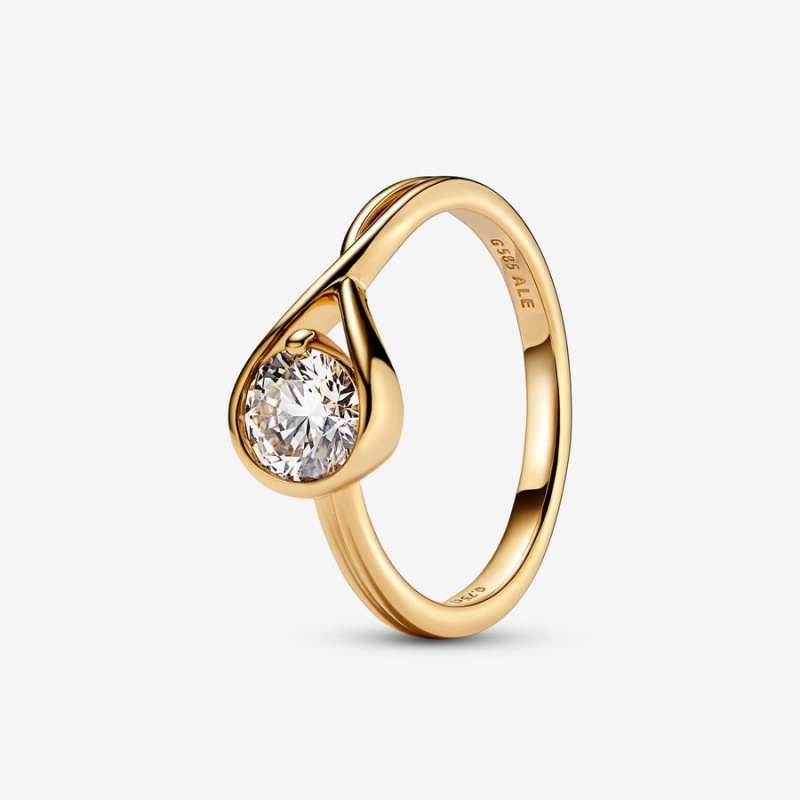 Pandora Brilliance 0.75 ct tw Lab-Created Diamond Gold | JSAWLQZ-49