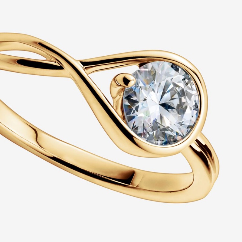 Pandora Brilliance 0.75 ct tw Ringe Gold | IOZKWLP-69