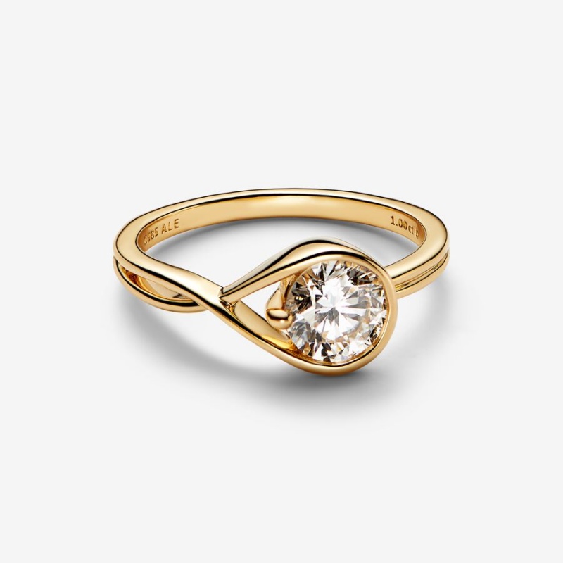 Pandora Brilliance 1.00 ct tw Ringe Gold | WFRGNLX-70