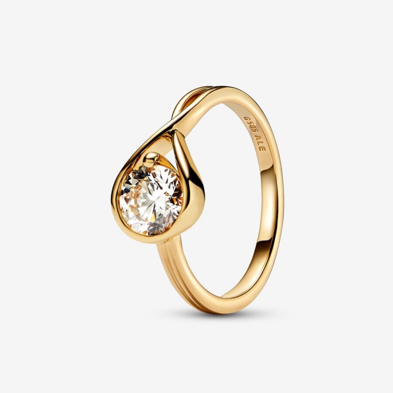 Pandora Brilliance 1.00 ct tw Ringe Gold | WFRGNLX-70