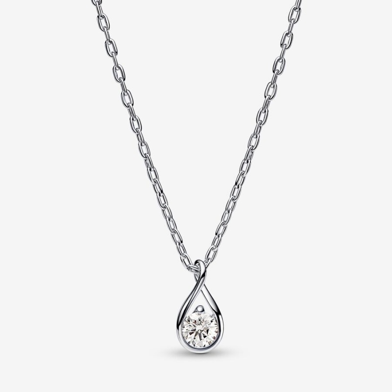 Pandora Brilliance Lab-created 0.25 ct tw Diamond Lab-Created Diamond Silber | STLGVDI-12