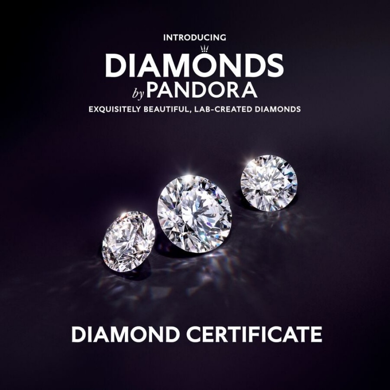 Pandora Brilliance Lab-created 0.50 ct tw Diamond Lab-Created Diamond Gold | WKYFLAZ-73