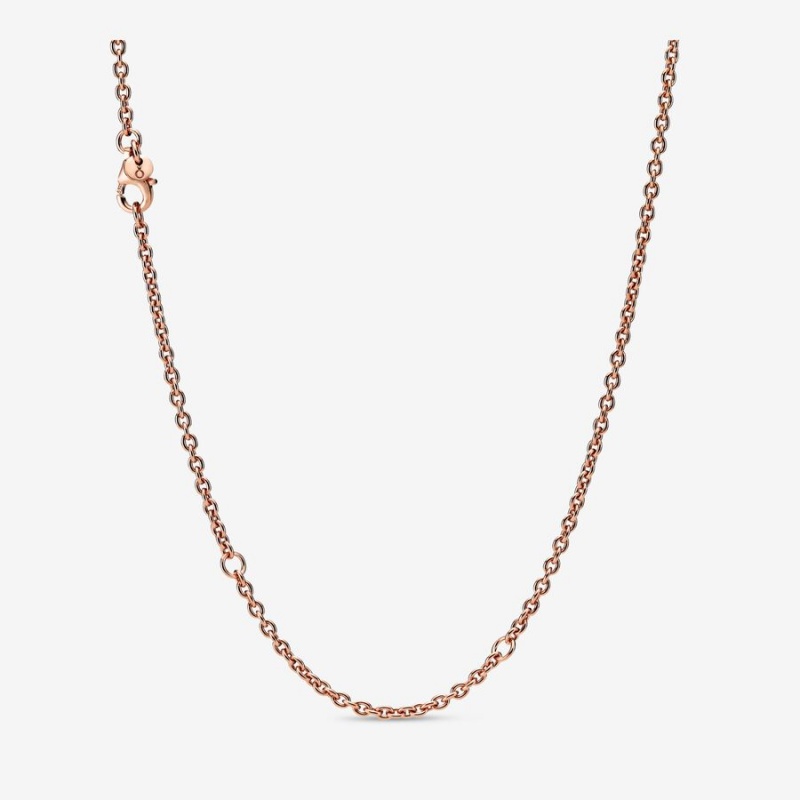 Pandora Cable Halsketten Rosa Gold | ECMJHZG-95