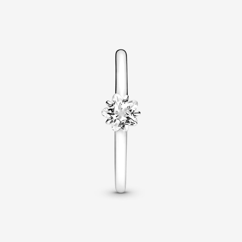 Pandora Celestial Sparkling Star Solitaire Solitär Silber | QLADCTM-50