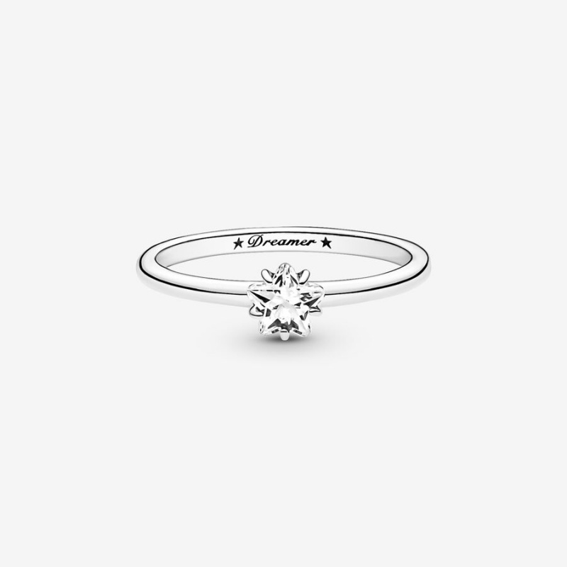 Pandora Celestial Sparkling Star Solitaire Solitär Silber | QLADCTM-50