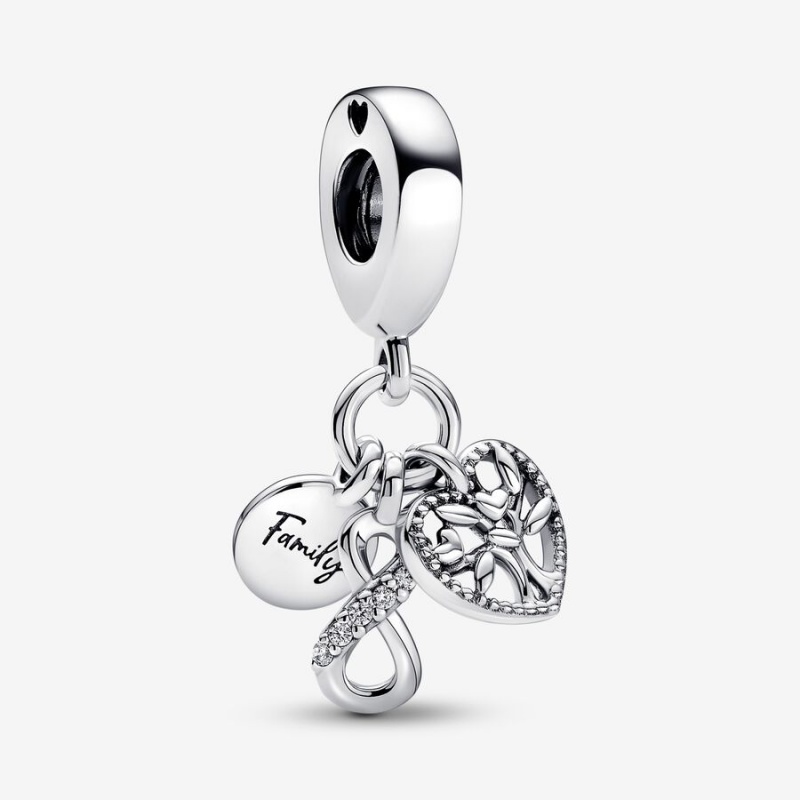 Pandora Charm Holders Silber | COGXZUS-41