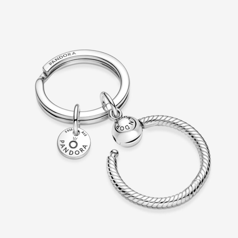 Pandora Charm Holders Silber | NVEOCRY-86