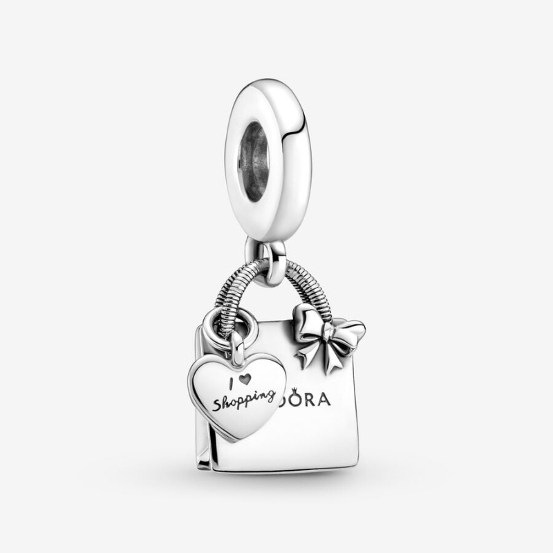 Pandora Charm Holders Silber | RUQTSMF-63