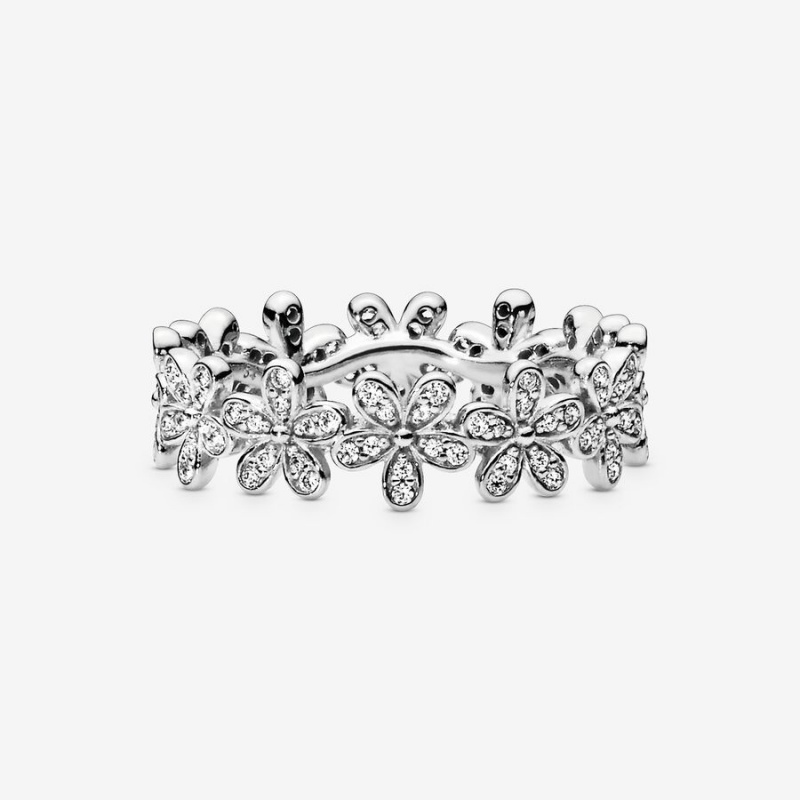 Pandora Daisy Flower Band Silber | PGJBUDC-83