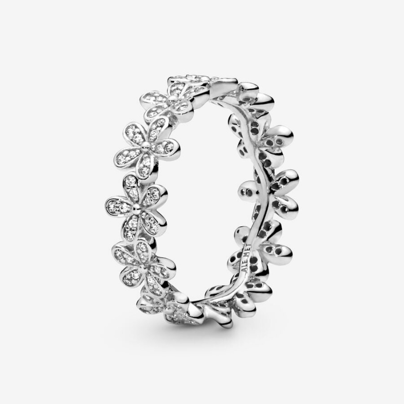 Pandora Daisy Flower Band Silber | PGJBUDC-83