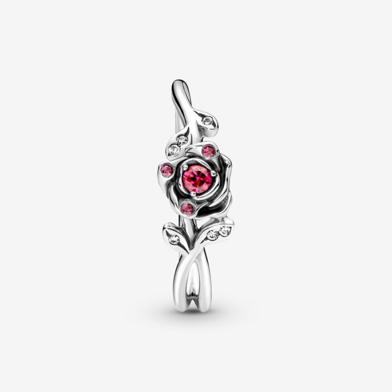 Pandora Disney Beauty and the Beast Rose Kleiner Finger Silber | OWE-015392