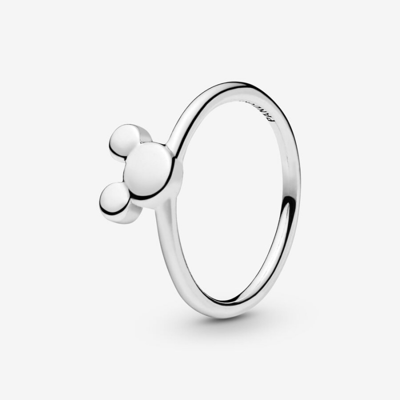 Pandora Disney, Mickey Silhouette Stapelbar Silber | NGI-430572