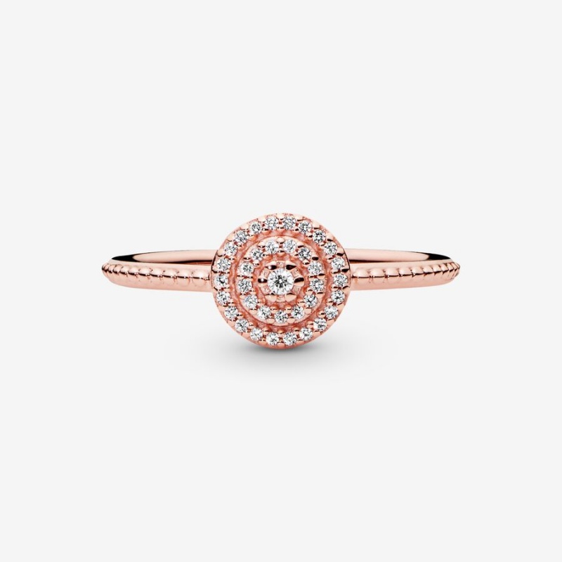 Pandora Elegant Sparkle Aussage Rosa Gold | KCW-694120