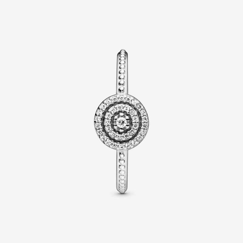 Pandora Elegant Sparkle Aussage Silber | ZRJ-803457