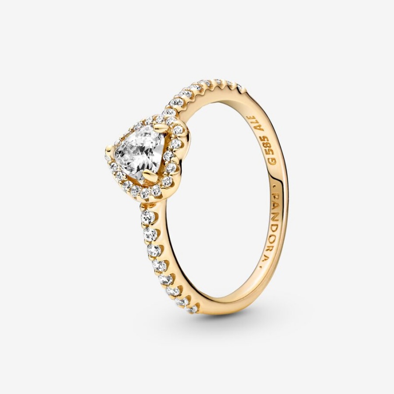 Pandora Elevated Halo Gold | NDZPWQV-13