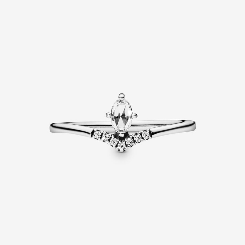 Pandora Klassische Wishbone Stapelbar Silber | WRM-503287