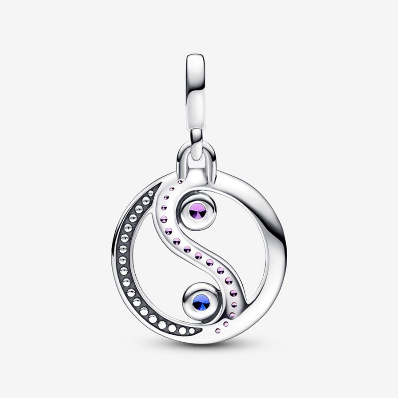 Pandora ME Balance Yin & Yang Medallion Anhänger Silber | XGBENWJ-21