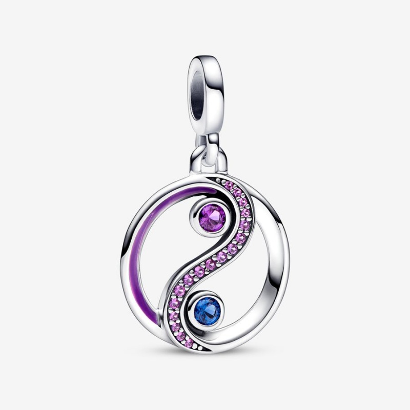 Pandora ME Balance Yin & Yang Medallion Anhänger Silber | XGBENWJ-21