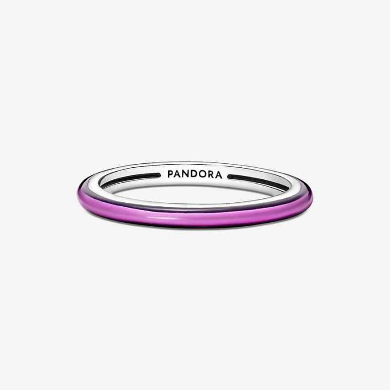 Pandora ME Shocking Purple Stapelbar Silber | SAM-751689