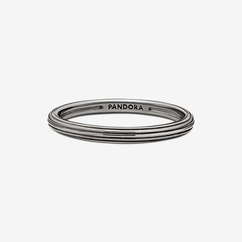 Pandora ME Stapelbar Ruthenium Plated | JVE-812709