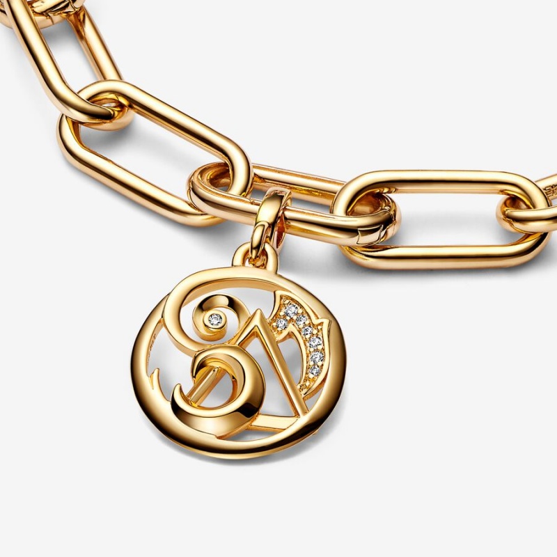 Pandora ME The Elements Medallion Anhänger Gold | BQNIVKX-30