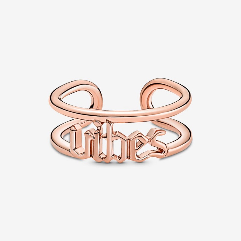 Pandora ME Vibes Open Aussage Rosa Gold | ULR-354890