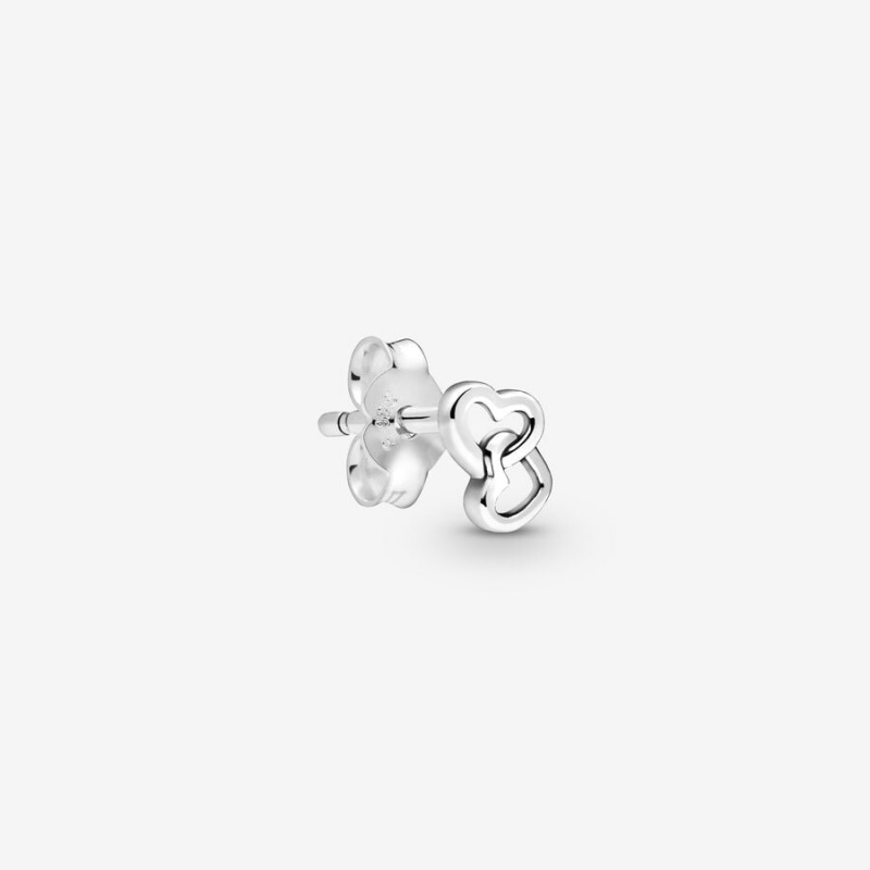 Pandora MEed Hearts Ohrstecker Silber | FXANLSY-10