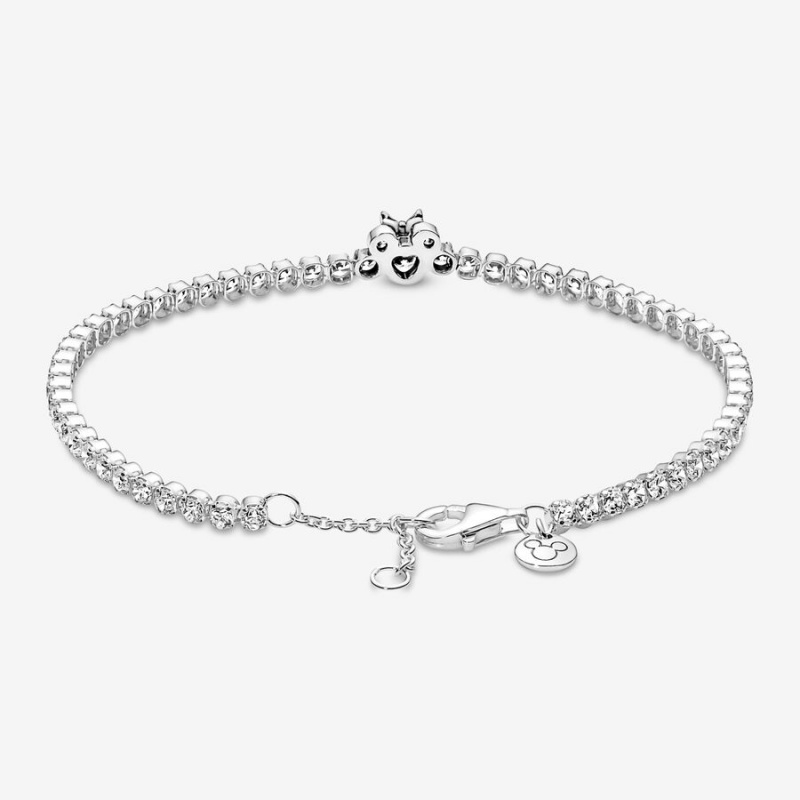 Pandora Minnie Mouse Tennis Kette Silber | PMWJALQ-43