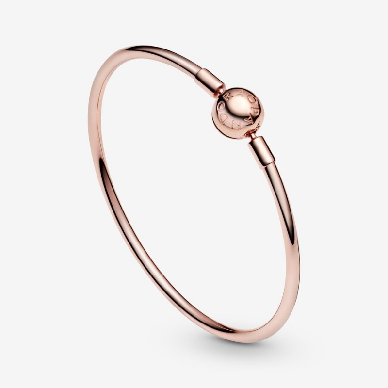 Pandora Moments Bangle Armreifen Rosa Gold | LHZNEDO-82