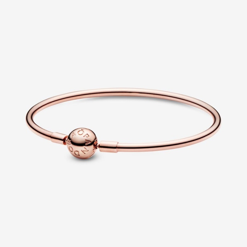 Pandora Moments Bangle Armreifen Rosa Gold | LHZNEDO-82